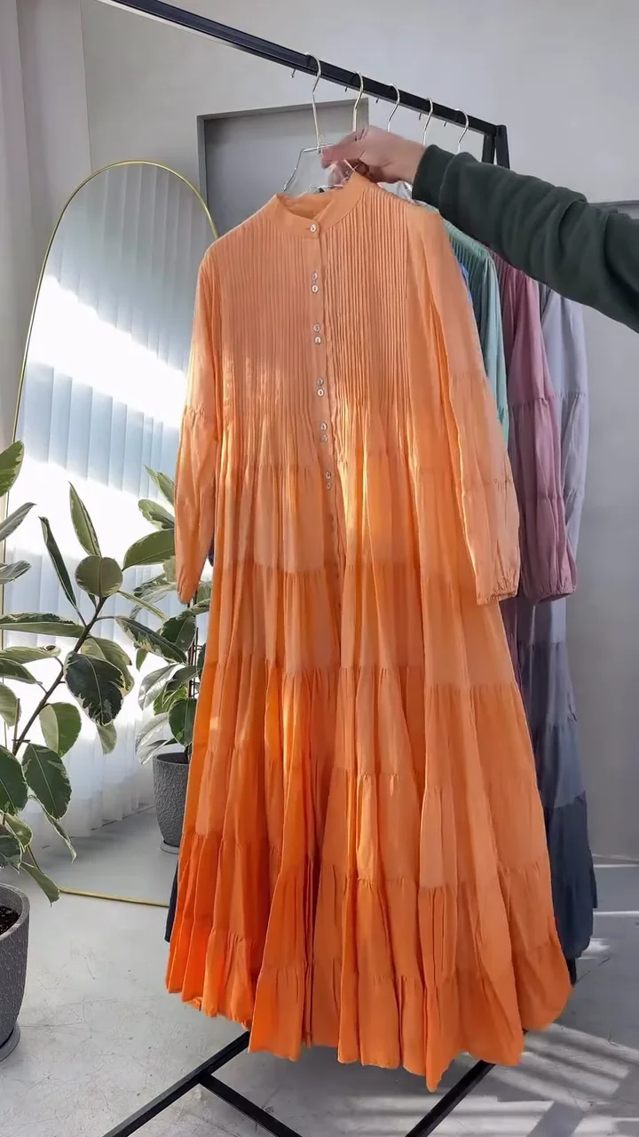 Flow Into Color: The Ultimate Pleated Maxi Dress Collection for Effortless Elegance