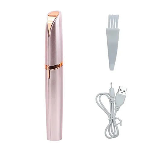 Eyebrow Hair Remover, USB Rechargeable Painless Precision Portable Electric Eyebrow Trimmer Pen, Safe Eyebrow Shaver Razor Tool