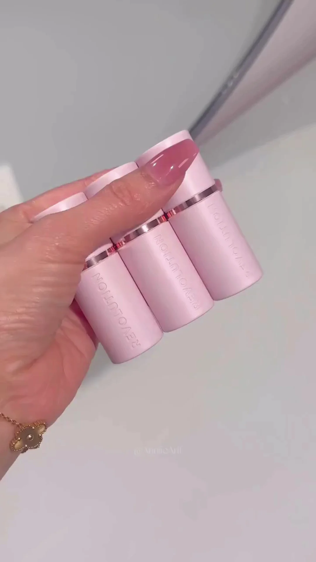 Revolution Fast Base Blush Stick - High-Pigment Creamy Cheek & Lip Tint for Dewy Radiant Finish