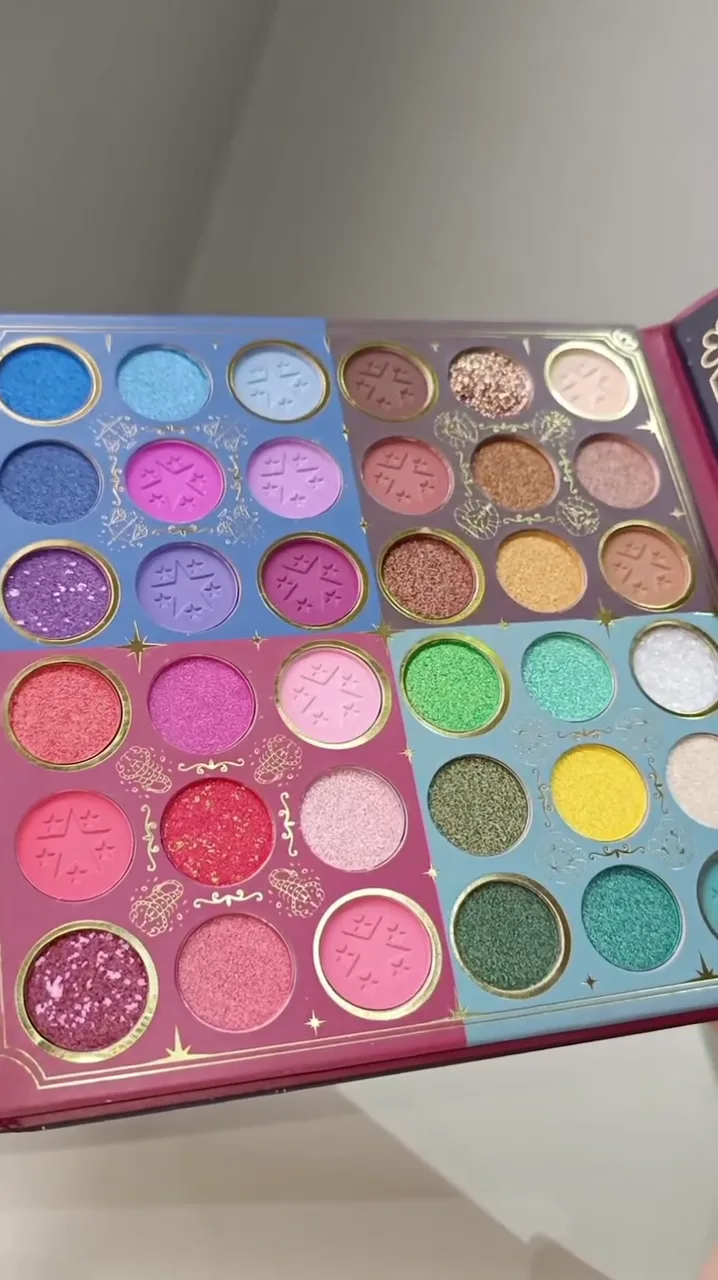 Ultimate 36-Color Celestial Enchantment Eyeshadow Palette - Highly Pigmented Matte, Shimmer, & Pressed Glitter Makeup Kit for Professional Artistry and Vibrant Daily Looks