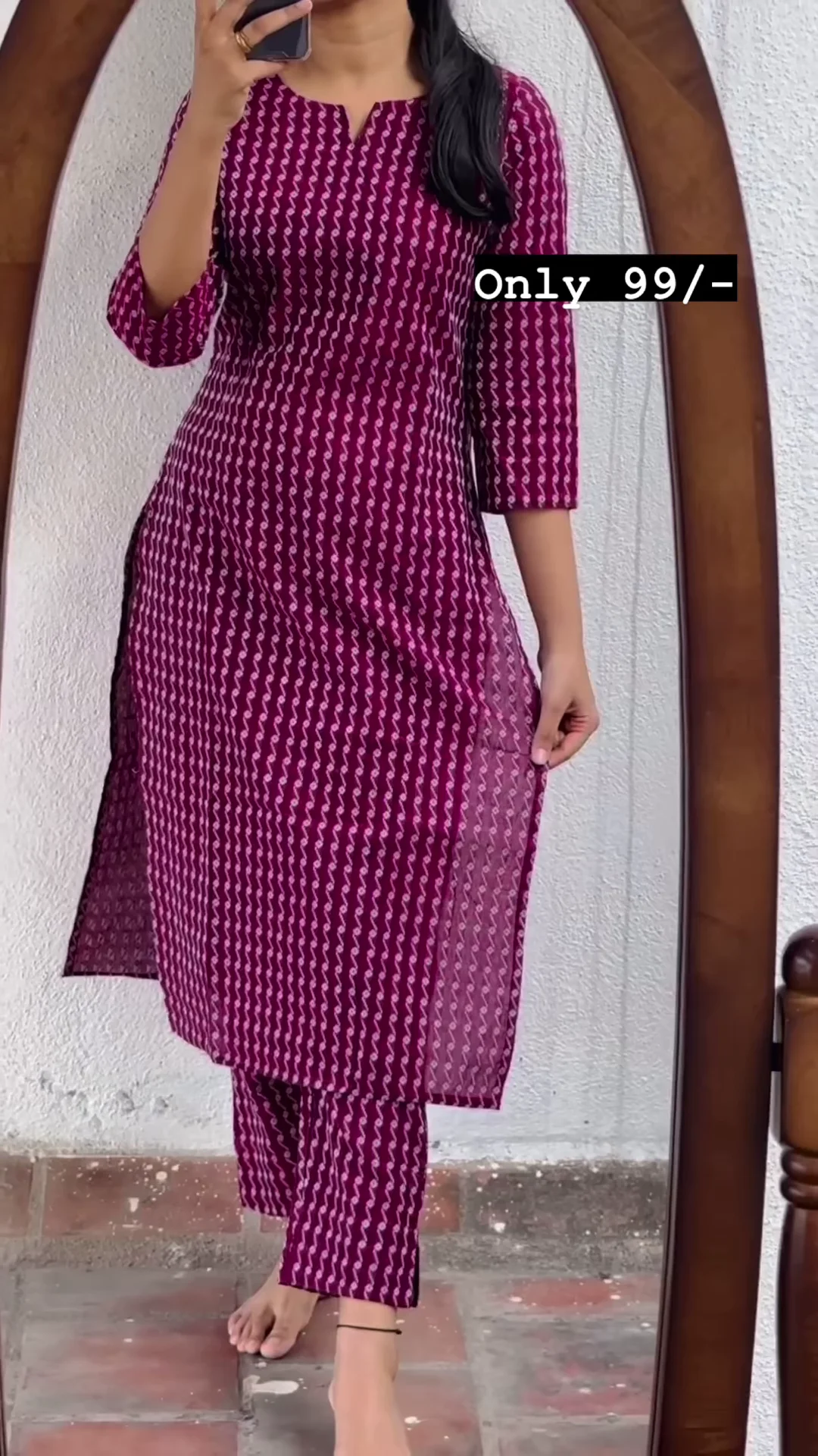 Attractive Women's Both Side Zip Maternity Feeding Kurti