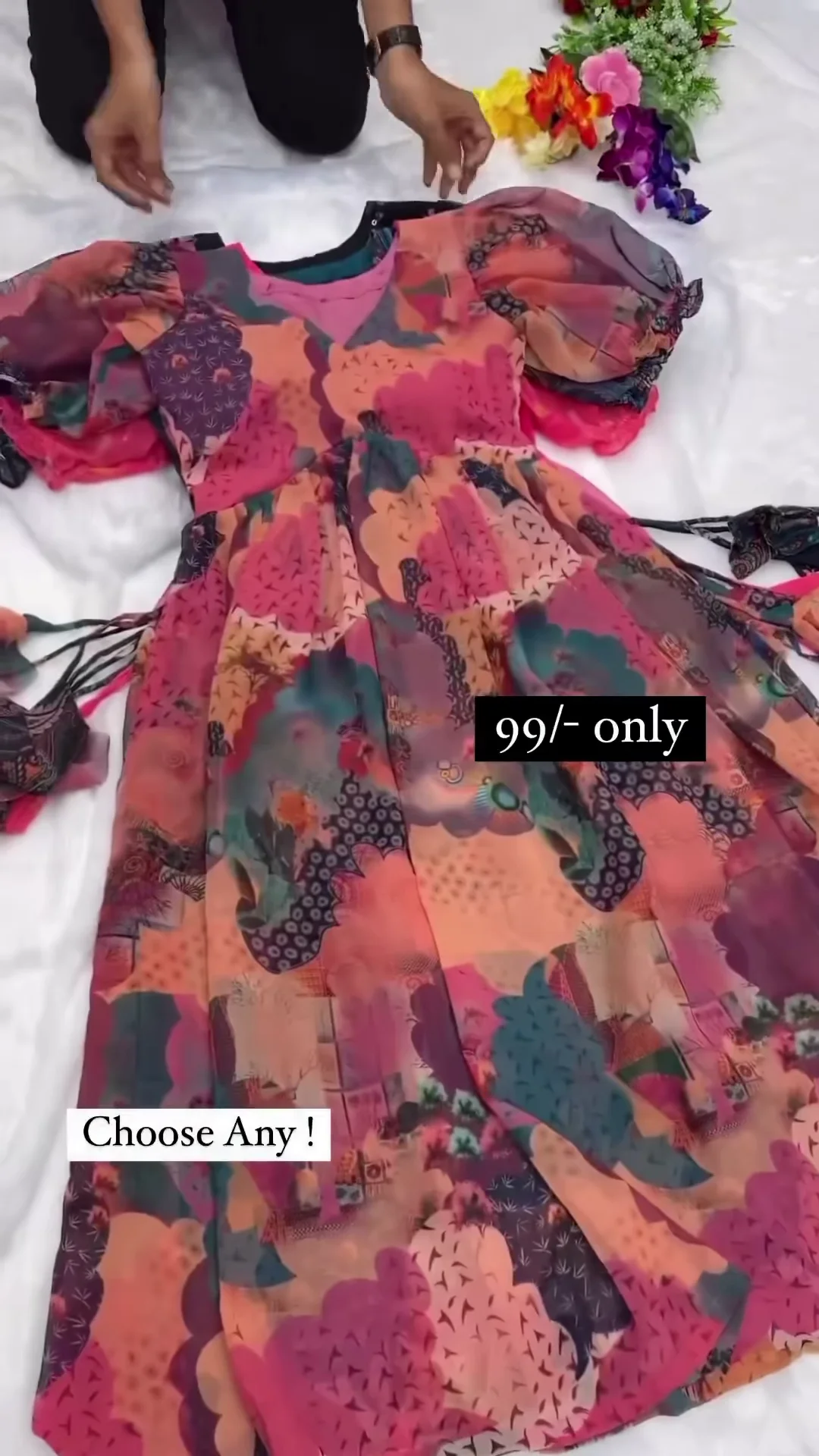 Introducing New Maxi Gown With Super Stylish Square Neck